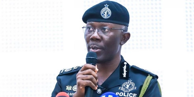 The Inspector General of Police of Ghana. Dr George Akuffo Dampare