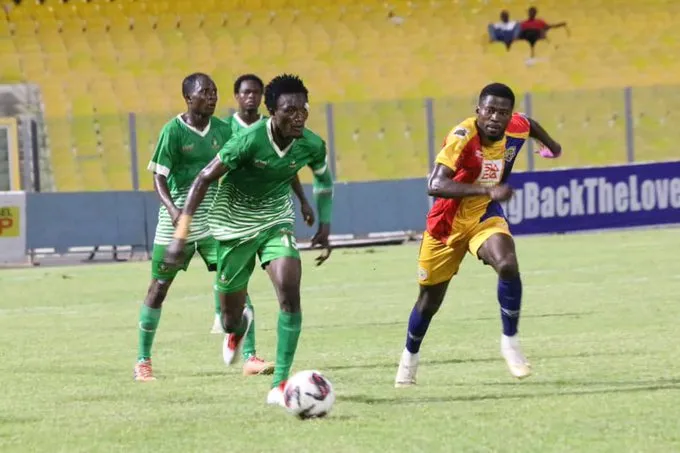 Hearts of Oak score two late goals to defeat King Faisal