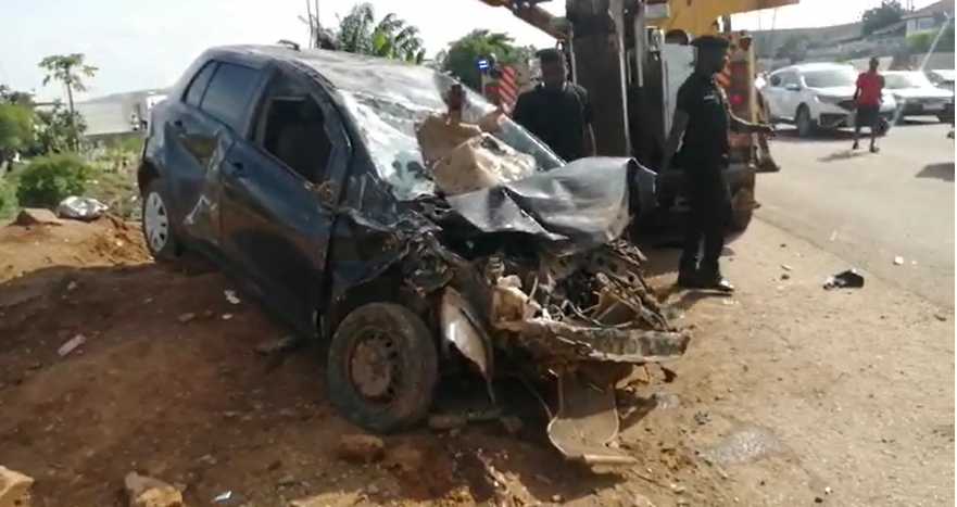 50 church members injured in a four-car collision