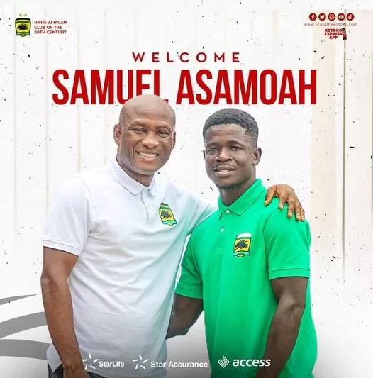 'Joining Asante Kotoko is a huge step forward in my career' - Asamoah Samuel