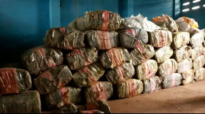 Immigration Service intercepts over 5 tonnes of Indian hemp