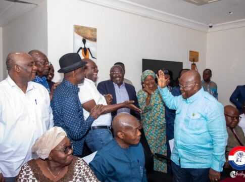 President Akufo-Addo and other NPP officials met with flagbearer candidates before of Thursday's internal elections. Stephen Ntim, National Chair of the NPP, General Secretary Justin Kodua Frimpong, and Hackman Owusu-Agyemang, Chairman of the Council of Elders, among others, attended the meeting. Former President John Agyekum Kufuor joined the discussion via Zoom. Vice President Dr Mahamudu Bawumia, Assin Central Member of Parliament Kennedy Agyapong, Former Member of Parliament for Mampong Francis Addai-Nimoh, and Former Agriculture Minister Dr Owusu Afriyie Akoto all attended the meeting. Mr Hackman Owusu-Agyemang addressed the gathering.